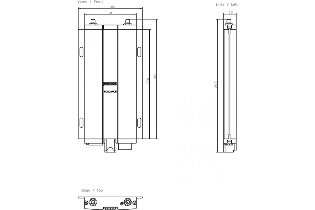 Siemens 6GK5721-1FC00-0AB0 — Клиентский модуль IWLAN SCALANCE