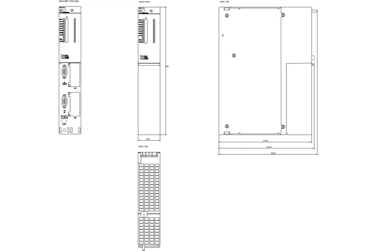 Siemens 6ES7450-1AP00-0AE0 — промышленный компонент