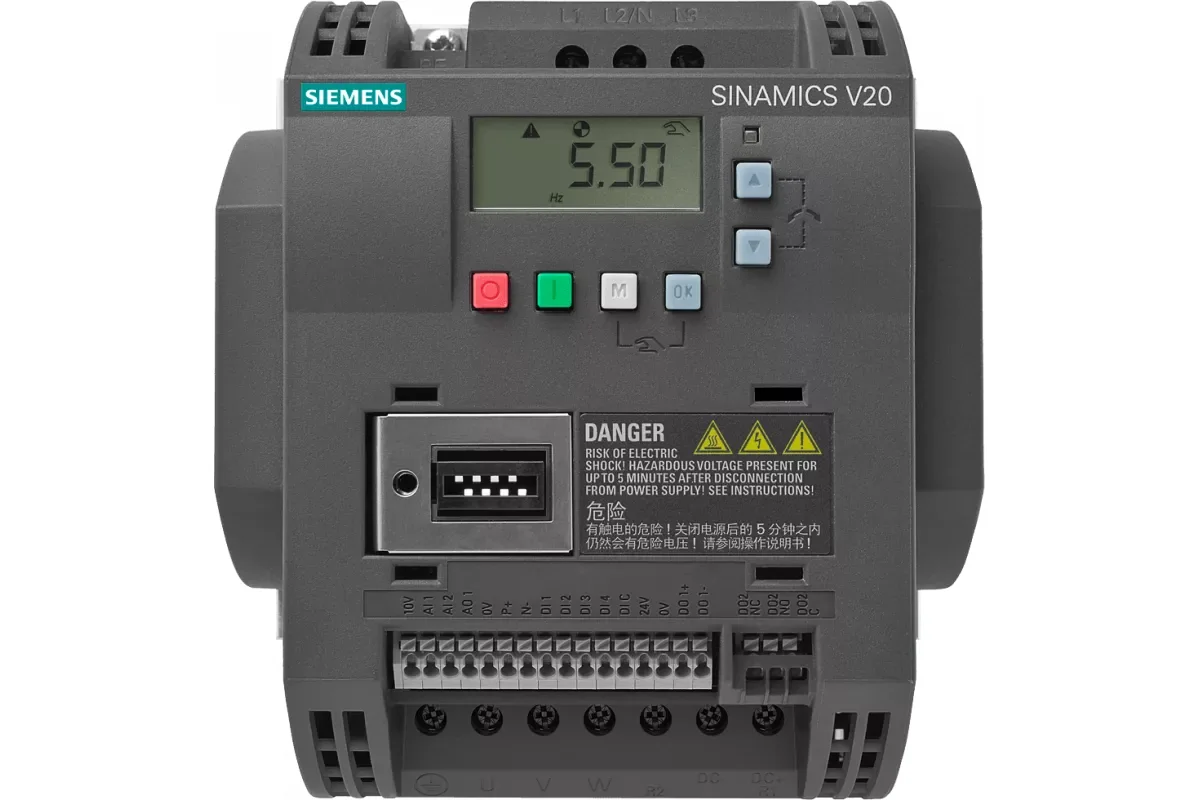 Siemens 6SL3210-5BE13-7CV1 — компонент приводной техники