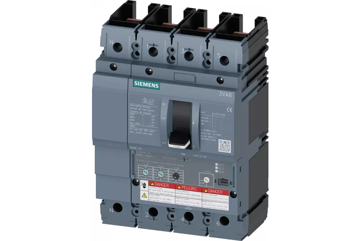 Siemens 3VA6140-8KT41-0AA0 — Автоматический выключатель
