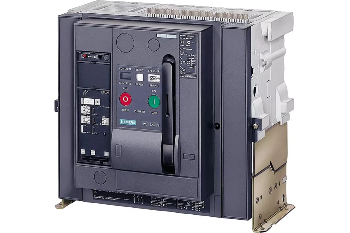Siemens 3WL1225-3CB46-4GA4 — Воздушный выключатель выкатной с корзиной