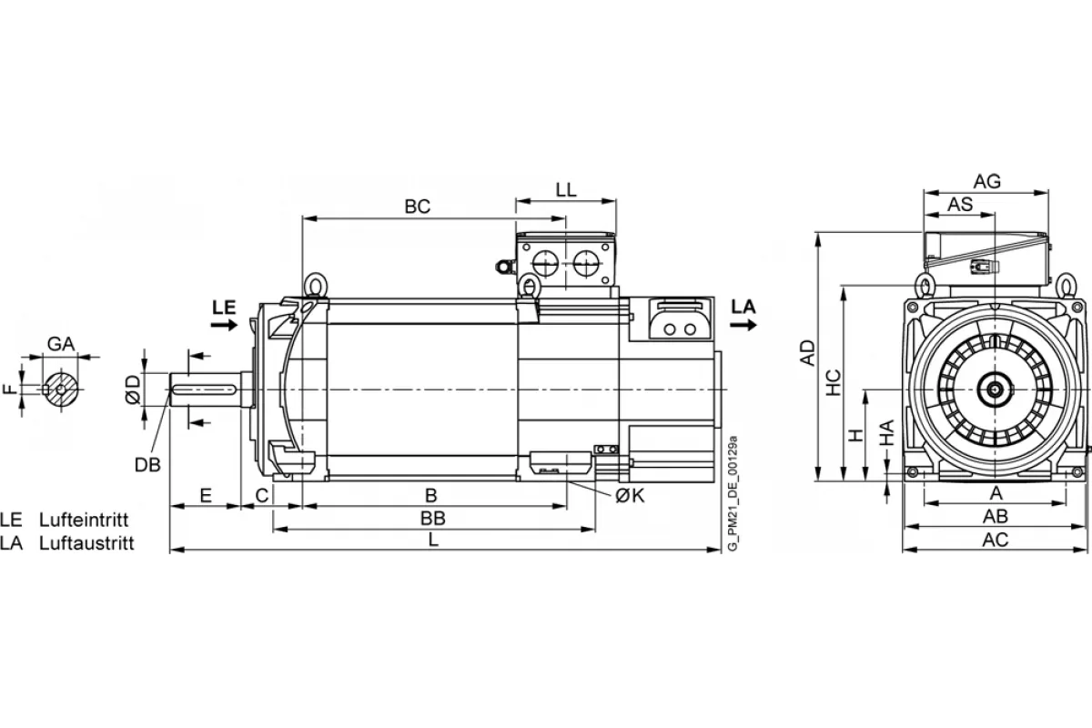 Siemens 1PH8224-1DF20-2FA1 — 1PH8 для SINAMICS S120 для станочного применения