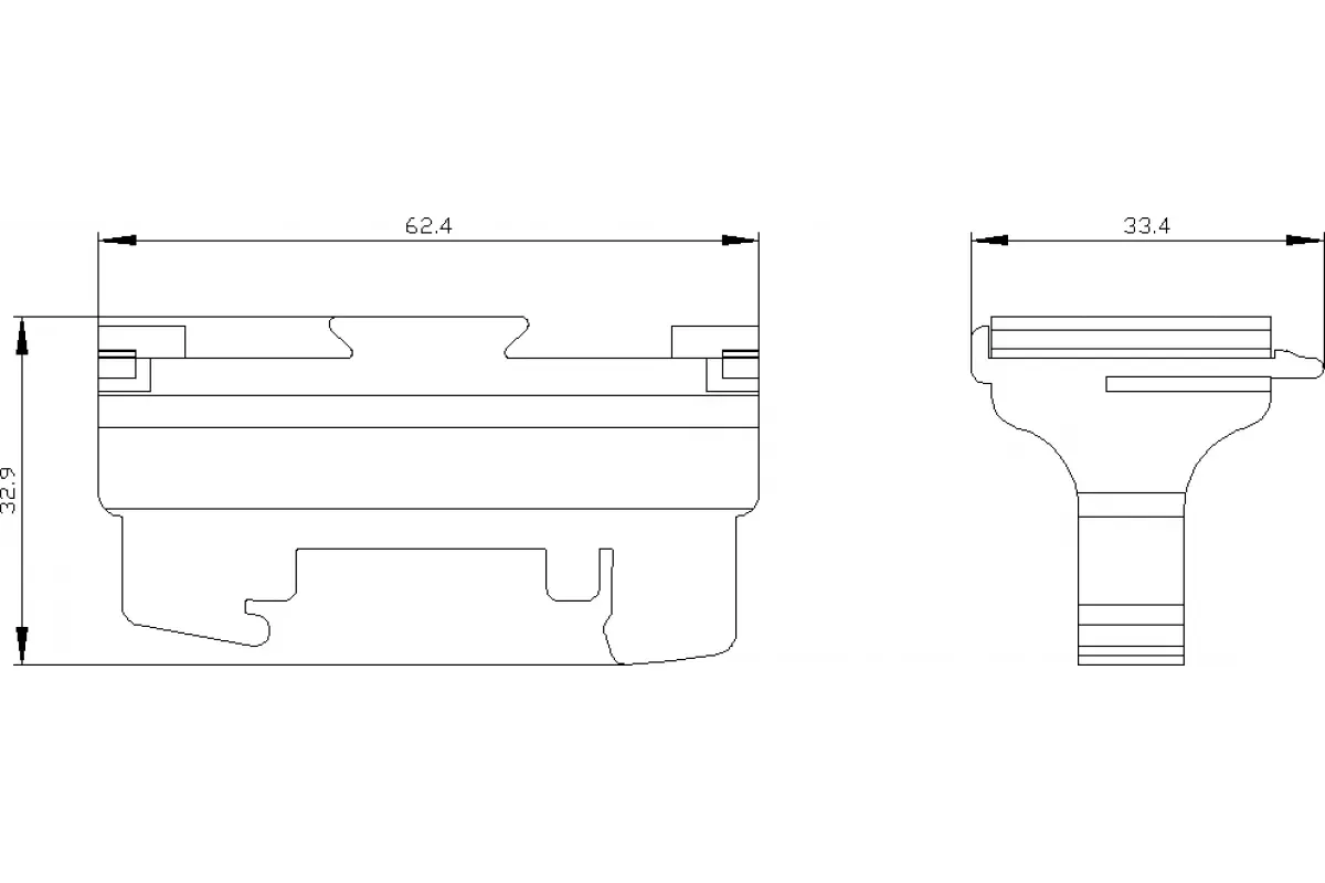 Siemens 3VA9987-0TG11 — Адаптер для din-рейки для t-обр