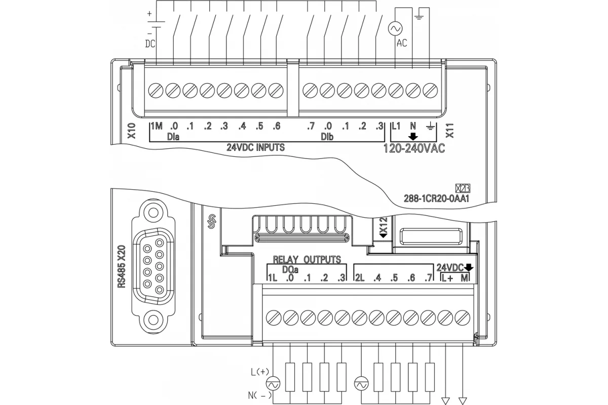Siemens 6ES7288-1CR60-0AA1 — промышленный компонент