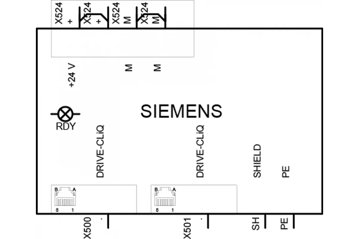 Siemens 6SL3055-0AA00-2TA0 — Клеммная панель ТВ30