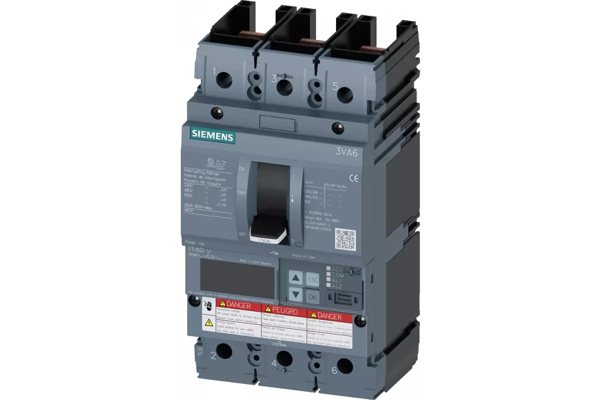 Siemens 3VA6140-8JT41-0AA0 — Автоматический выключатель