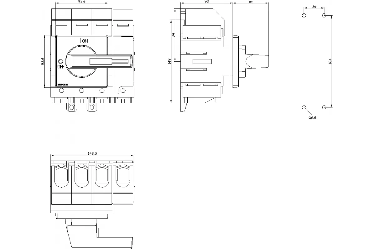 Siemens 3LD5220-0TL13 — компонент энергетического оборудования