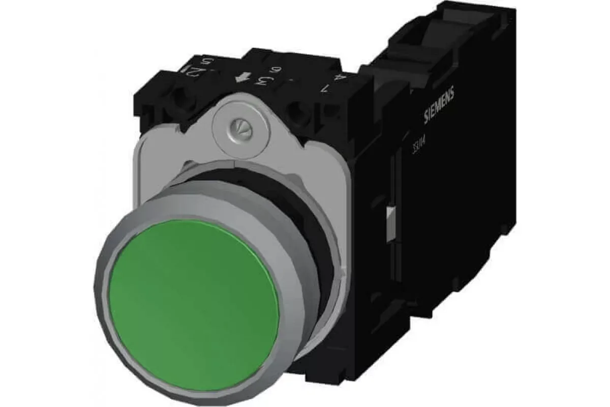 Siemens 3SU1130-0AB40-3BA0 — Кнопка
