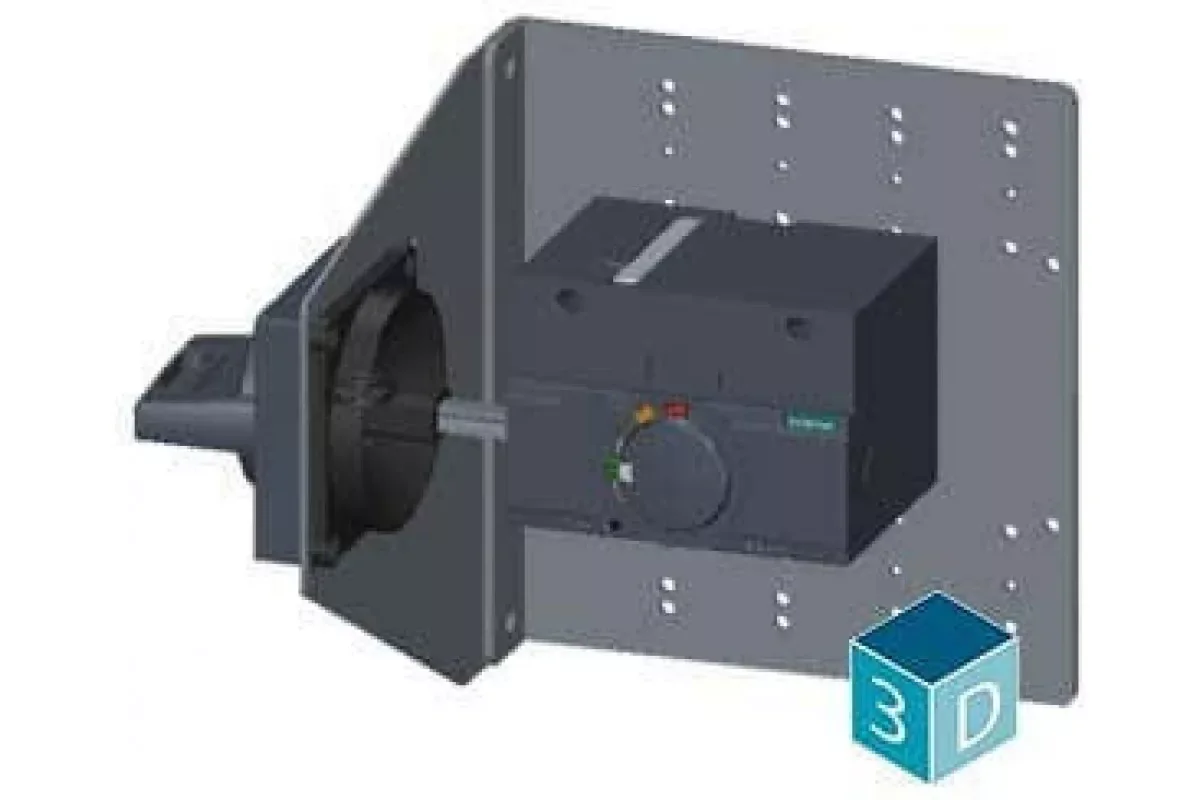 Siemens 3VA9257-0PK17 — Боковой поворотный привод для аварийного отключения мэк