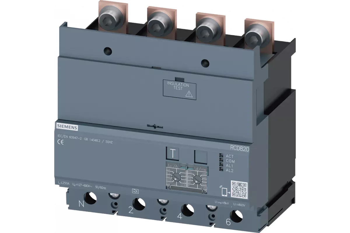 Siemens 3VA9224-0QG00 — Клемма с винтовым присоединением прямой угол