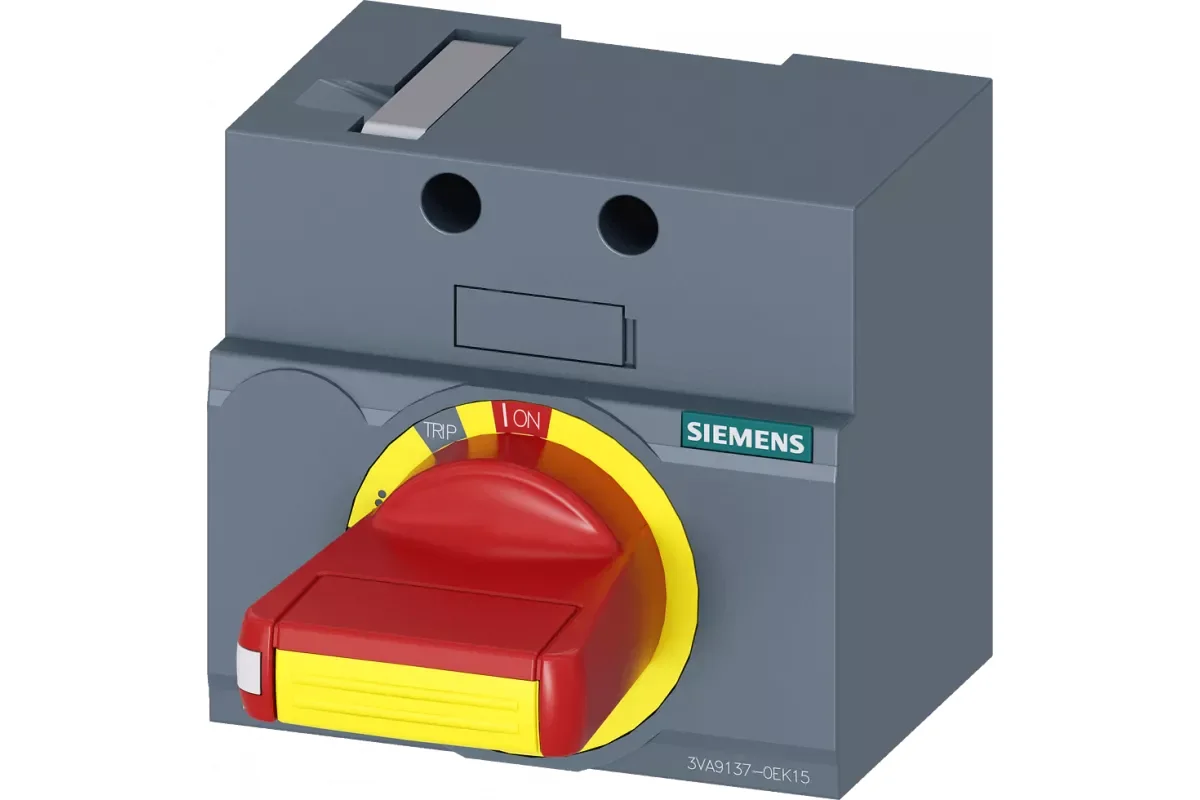 Siemens 3VA9137-0EK17 — Фронтальный поворотный привод для аварийного отключения мэк