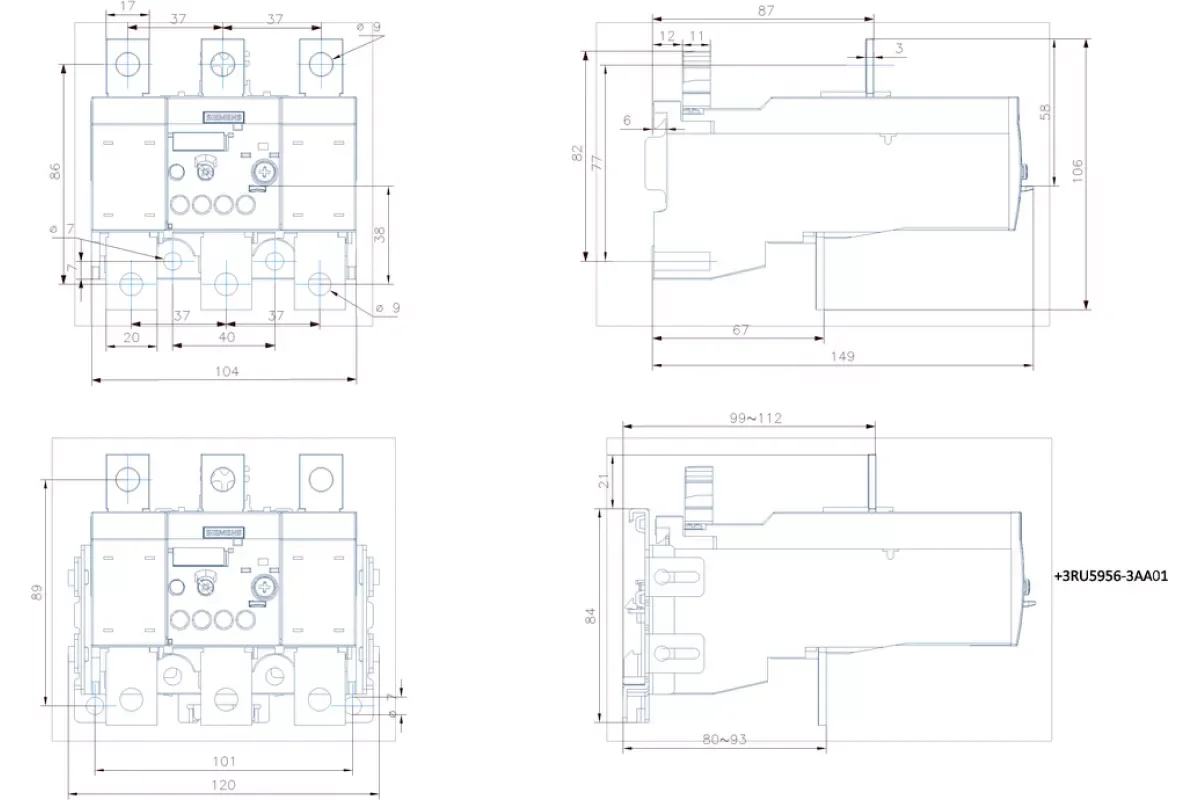 Siemens 3RU5156-3NB2 — промышленный компонент