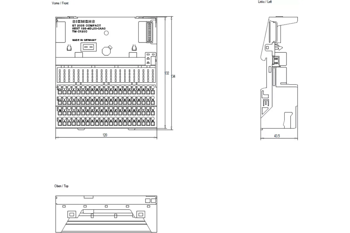 Siemens 6ES7193-4DL00-0AA0 — промышленный компонент