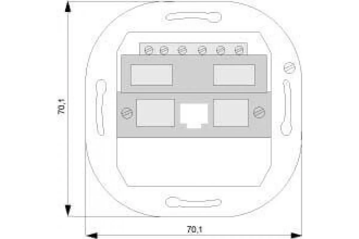 Siemens 5TG2125 — Телекоммуникационные розетки