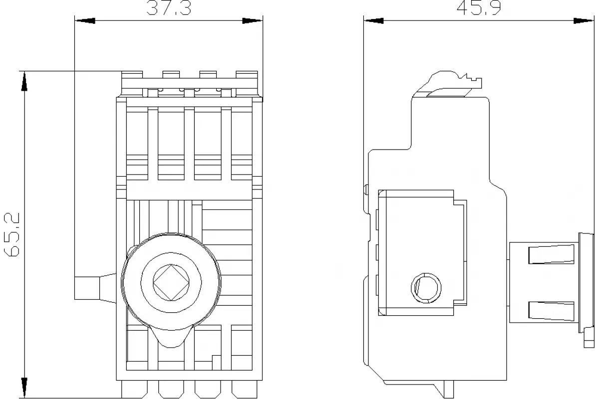 Siemens 3VA9348-0VF30 — Устройство блокировки перекидного рычага принадлежность для