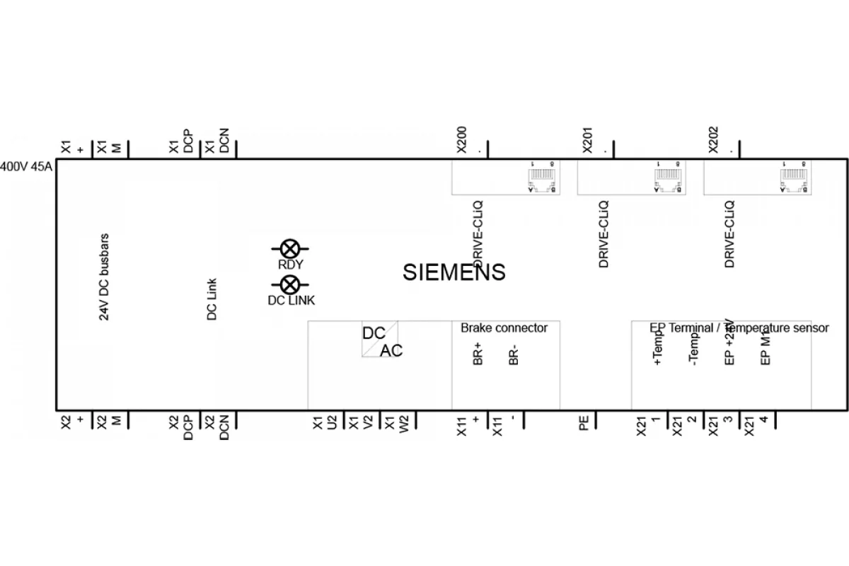Siemens 6SL3126-1TE21-0AA4 — промышленный компонент