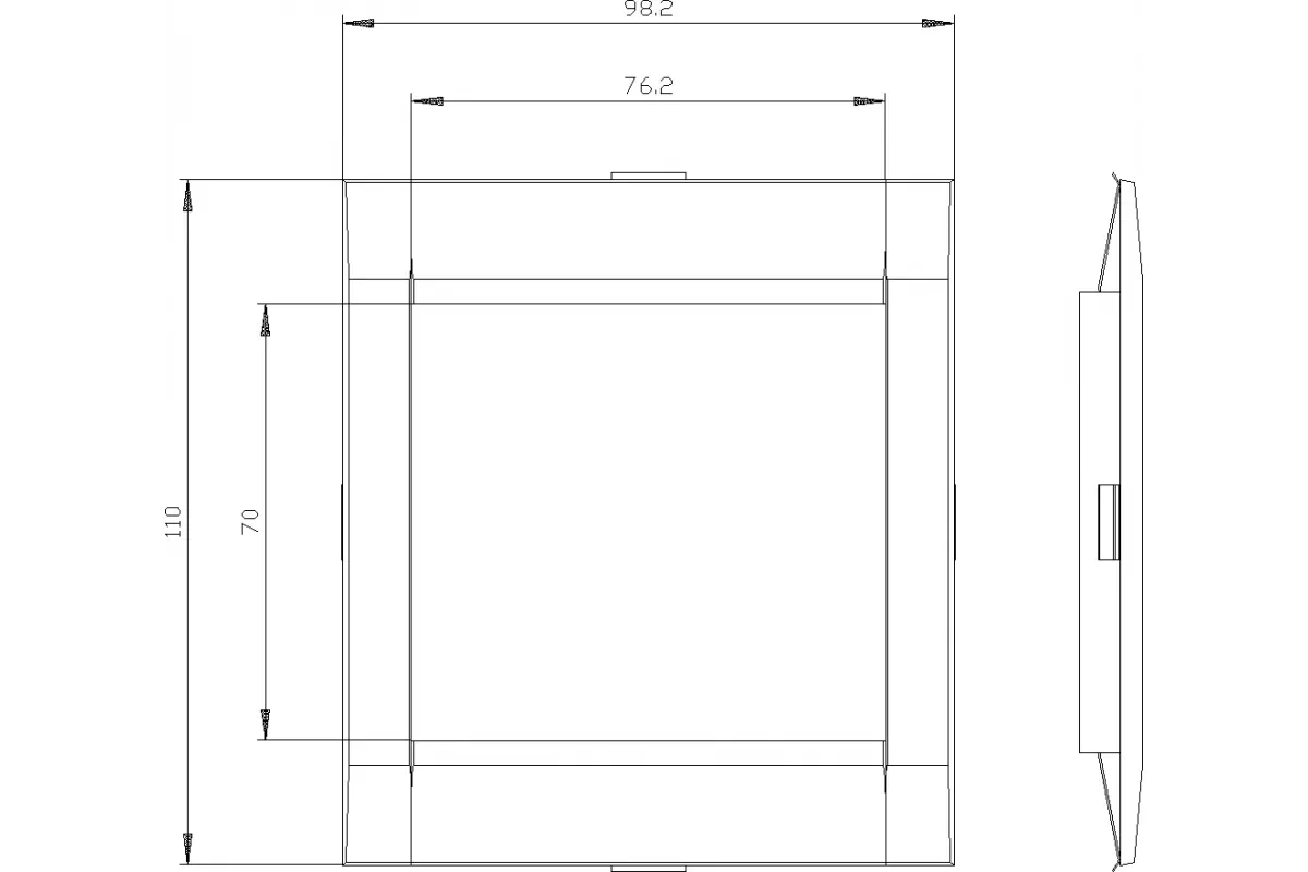 Siemens 3VA9034-0SB20 — Лицевая рамка