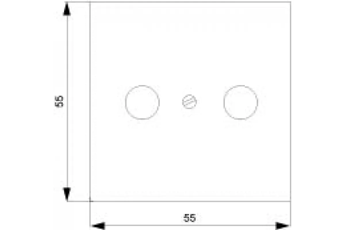Siemens 5TG1223 — Delta i-system черный металлик крышка розетки для rf/tv/sat