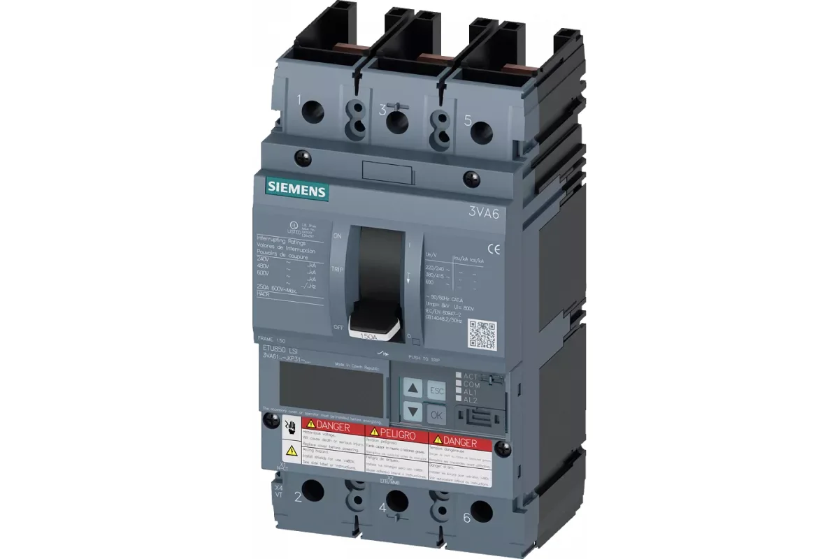 Siemens 3VA6140-8KM41-0AA0 — Автоматический выключатель