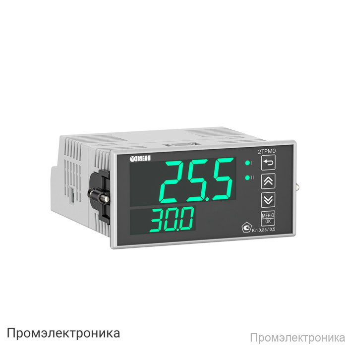 2ТРМ0-Щ2.У3 - обновленный двухканальный измеритель, зеленая индикация