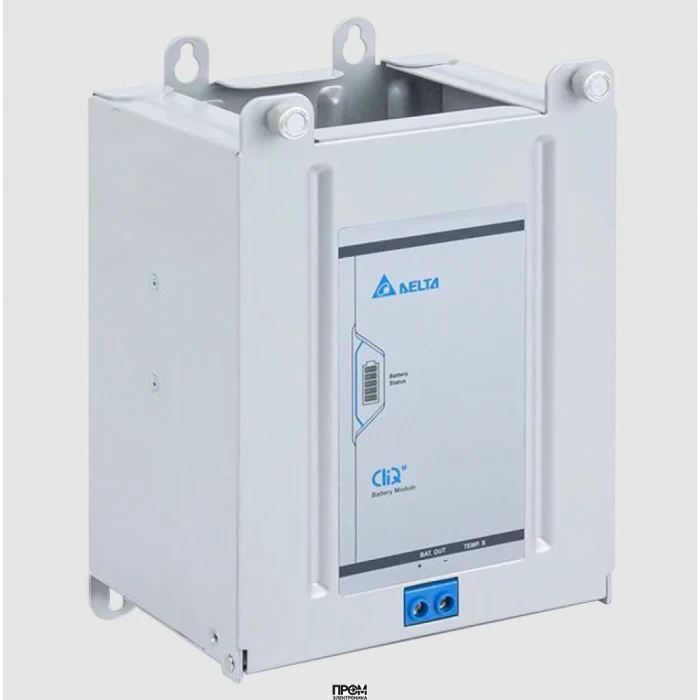 DRN-24V7AAEN, Батарейный модуль, последовательное подключение двух батарей 12V, светодиодная индикация, 24VDC/40A, номинальное напряжение аккумулятора: 24VDC (2 х 12VDC), тока заряда: 2,1А, габариты (мм): 211.5x148x109.2 мм, вес 1,4 кг, монтаж: на DIN рей