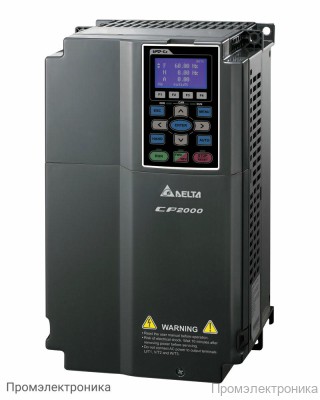 Преобразователи частоты Delta Electronics VFD185CP63A-21 (18.5кВт 3ф 690В) серии CP2000