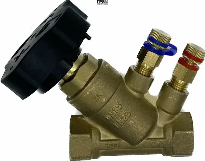 SBV20DA Клапан балансировочный ручной ВР DN20 PN25 с изм.нип.