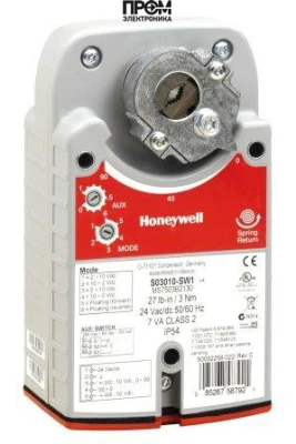 S0524-2POS привод SmartAct с возвратной пружиной, 2-pt, 24Vac, 7VA, 5Нм