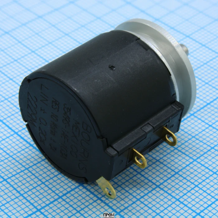 3549S-1AE-103A, Резистор переменный проволочный 10кОм ±3% 2Вт (34.75 X 22.23 X 27.37)мм