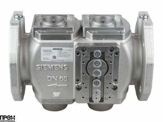 Газовый электромагнитный клапан Siemens VGD40.065L