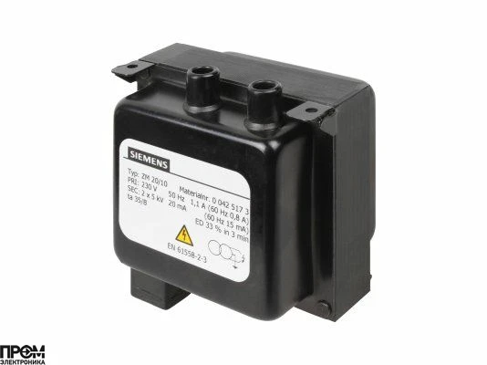 Трансформатор поджига Siemens ZM 20/10 00425173