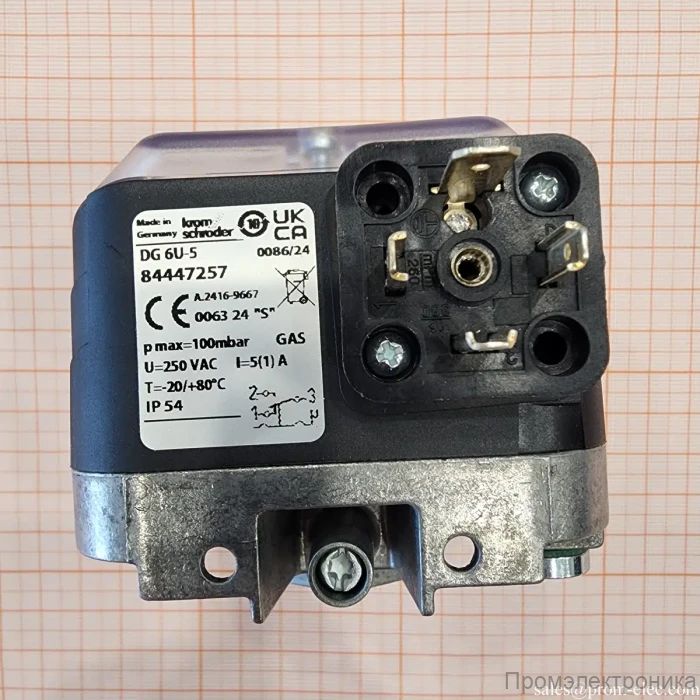 Датчик-реле давления газа Kromschroder DG 6U-5, 84447257