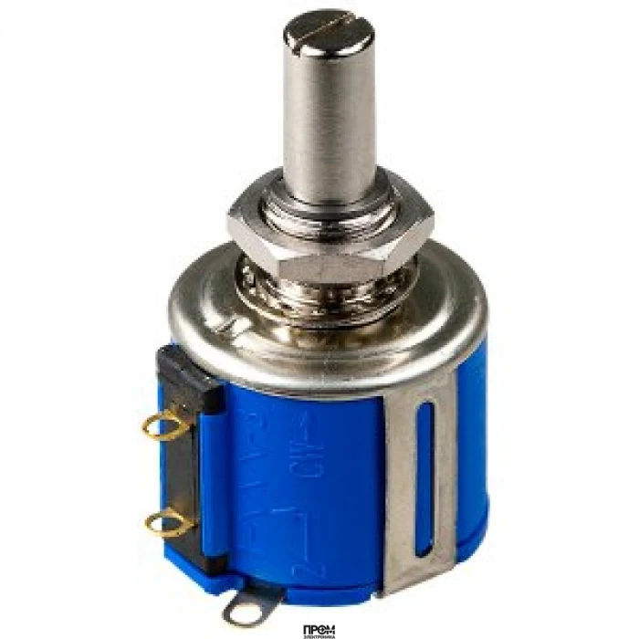 3540S-1-102L, Потенциометр 1кОм 2Вт линейный, вал 6.34мм