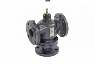 Клапан трехходовой регулирующий фланцевый VF-3R Ридан DN 15 PN 16 Kvs 0,63, вода, Тмакс 150 °С