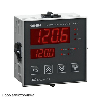 2ТРМ1-Щ1.У2.ИУ.RS - обновленный погодозависимый двухканальный регулятор с RS-485