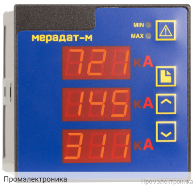 Мерадат-М3А1 - регистратор силы тока в трёхфазной цепи