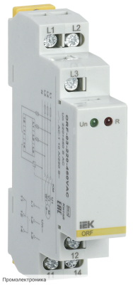 ORF 03 3 фазы 220-460В AC IEK - реле контроля фаз
