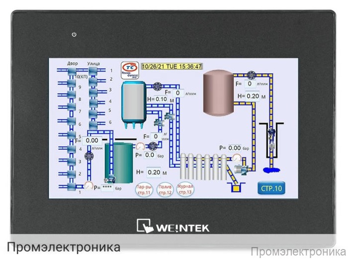 cMT2058XH - 4.3″ панель оператора Weintek (CODESYS, MQTT,OPC UA,IPS)
