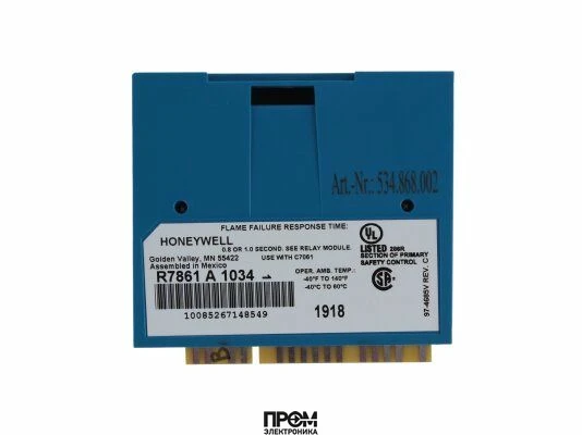 Усилитель сигнала пламени Honeywell R7861 A 1034