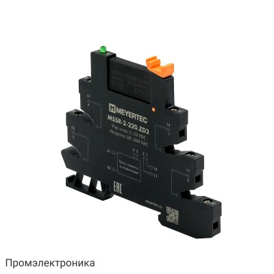 MSSR-2-220.ZD3 - модуль реле твердотельное, 220VAC и колодка