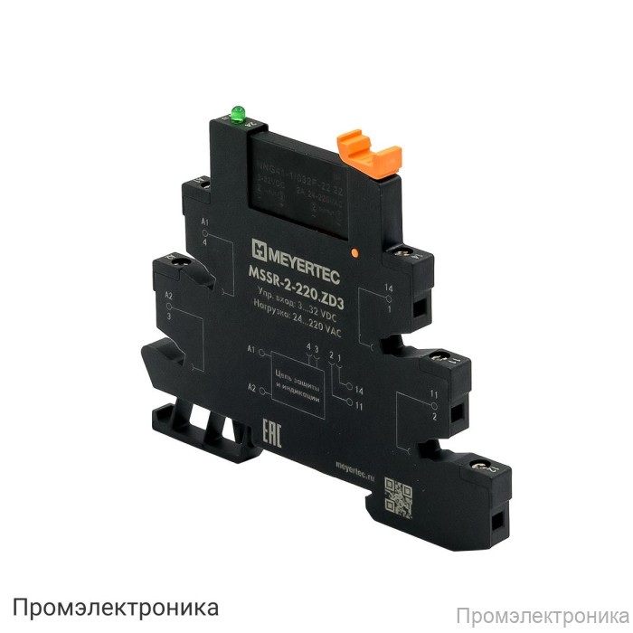 MSSR-2-220.ZD3 - модуль реле твердотельное, 220VAC и колодка