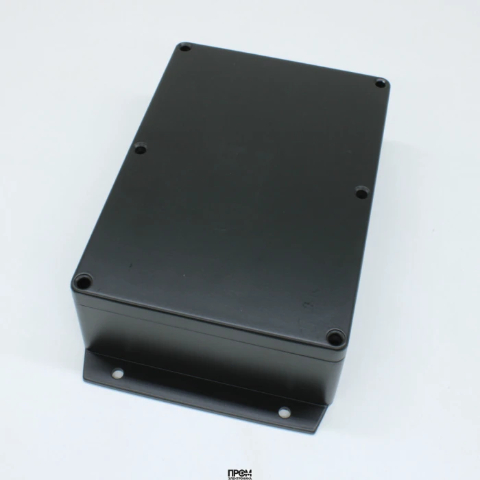 G120MFBK, Корпус алюминиевый 171х121х55мм IP65 с фланцами чёрный