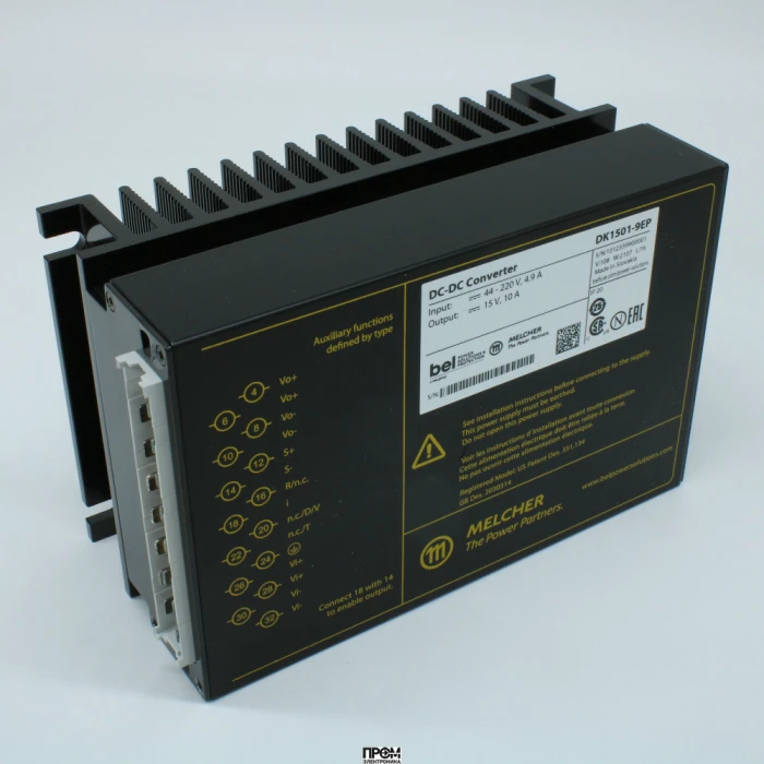DK1501-9EP, Преобразователь DC-DC на шасси 150Вт вход 110В выход 15В 10A