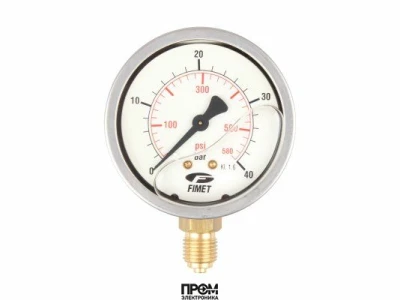 Жидкотопливный манометр FIMET 0 - 40 бар