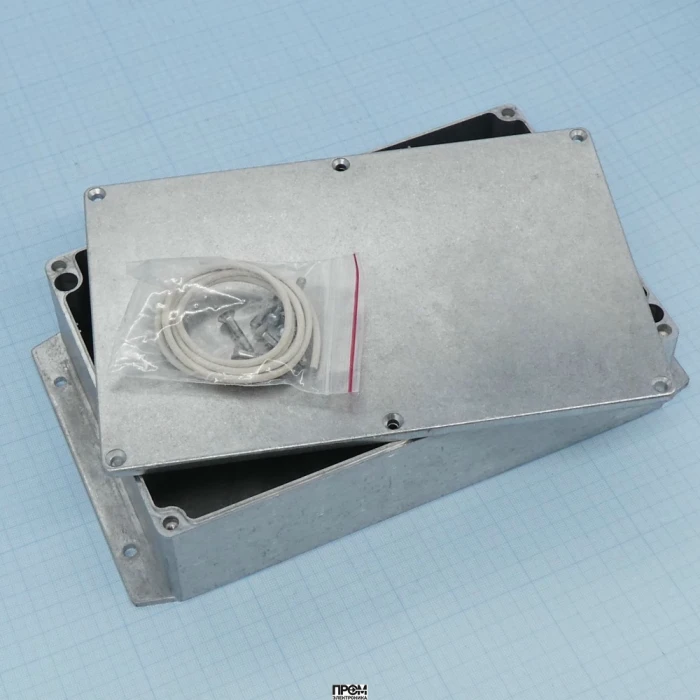 G124MF, Герметичный алюминиевый корпус с фланцами, IP65, некрашеный