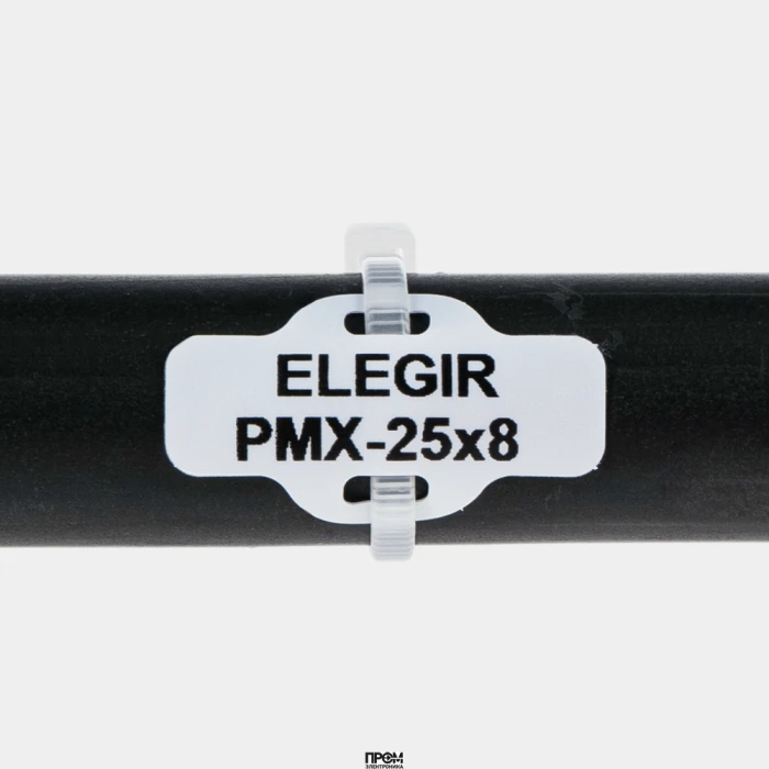 Маркер под каб. стяжку PMX-25x8 W, Маркер под кабельную стяжку, размер 25x8, мм, цвет белый, в упаковке 900 маркеров