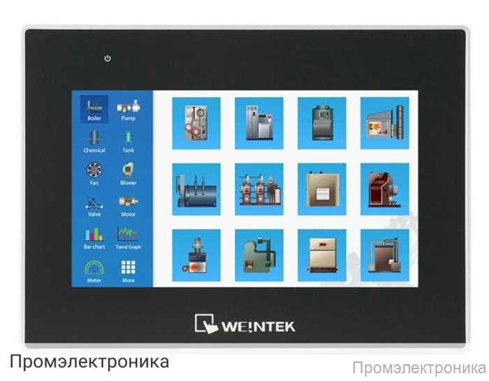 cMT3072XH2 - 7″ панель оператора Weintek (CODESYS,MQTT,OPC UA,IPS)