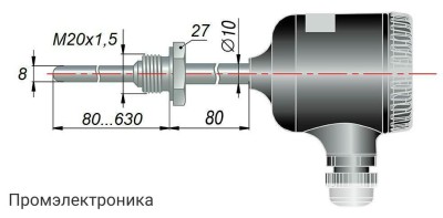ДТС065М.И - термопреобразователь сопротивления с выходным сигналом 4...20 мА