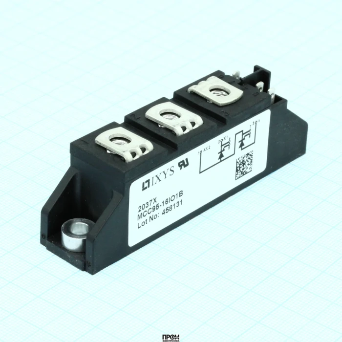 MCC95-16IO1B, Тиристорный модуль 1600V 2X116A