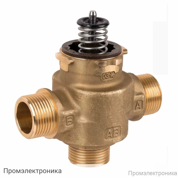 Регулирующий зональный 3-х ходовой клапан НР DN20 (G 3/4") Kvs 7 Honeywell VCZMG6000/U